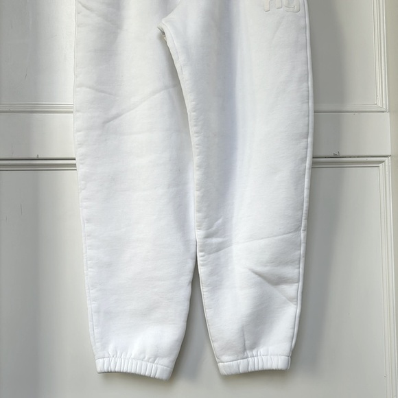 Alexander Wang Foundation Terry Classic Sweatpant Joggers in White size small - Picture 7 of 13